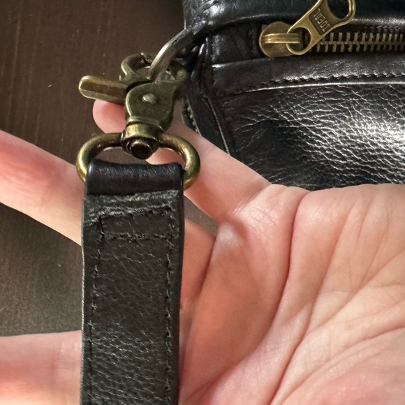 Wanderers Travel Co Beatrice Crossbody Black Leather - Picture 8 of 12